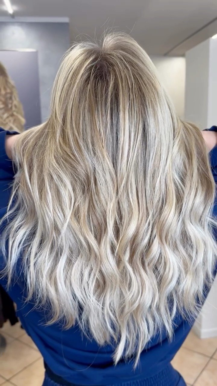 Balayage biondo lungo